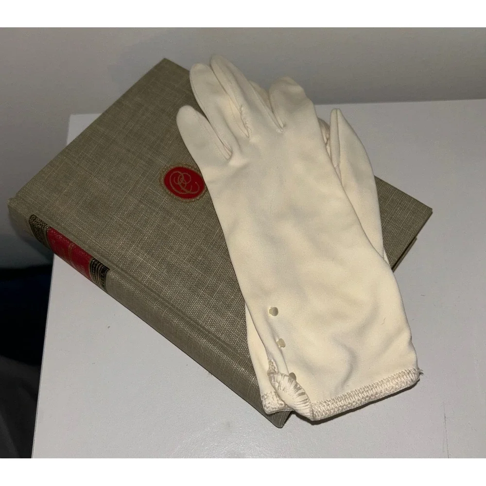 Vintage Ladies Dress Gloves 10 Pairs White Cream Black Brown Mid Century Formal